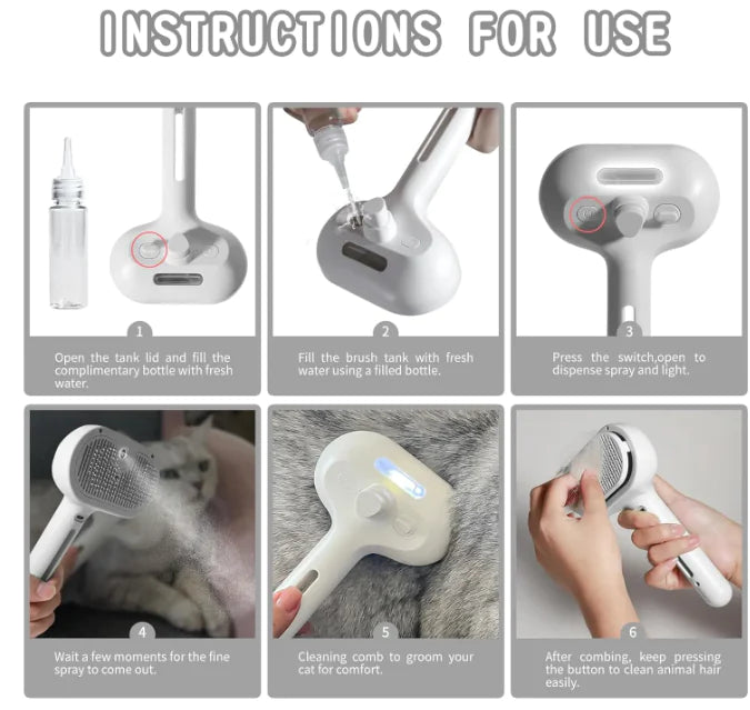 MistyPaws™ 2-in-1 Mist Groomer