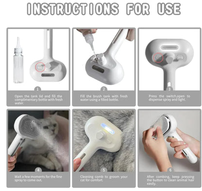 MistyPaws™ 2-in-1 Mist Groomer